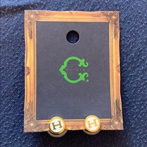 C Wonder “H” earrings